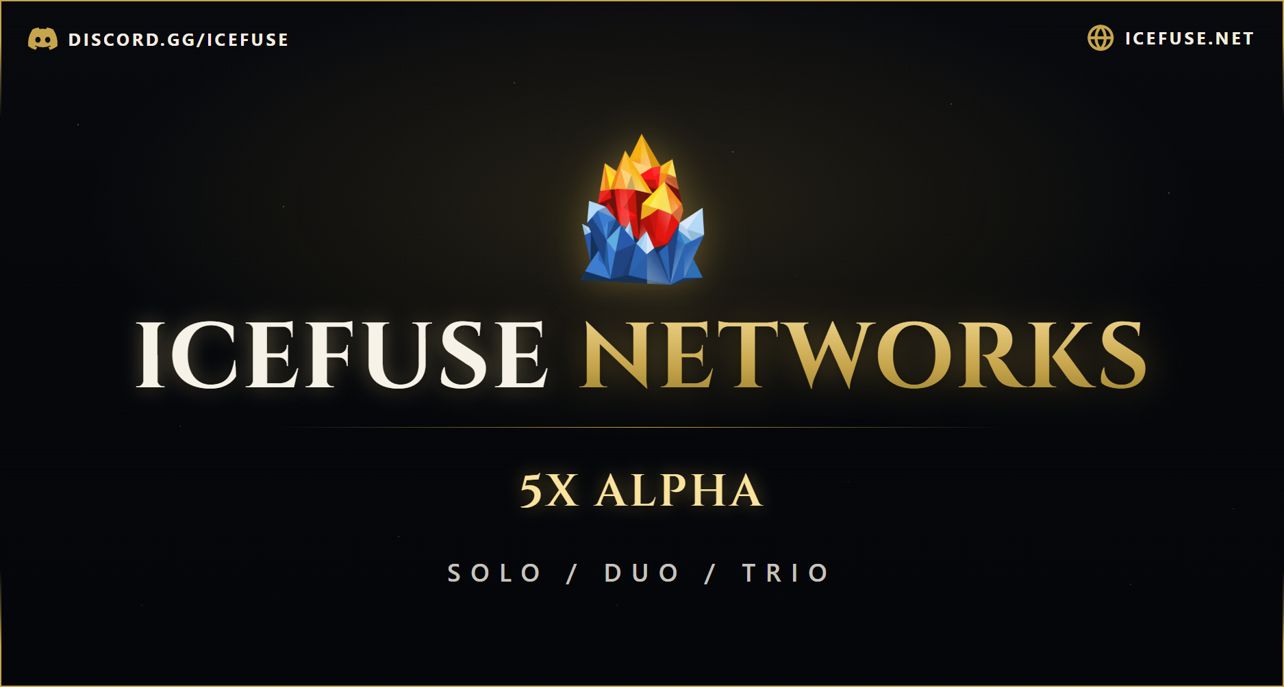 ⦿ ICEFUSE 5X Alpha (Solo/Duo/Trio|Shop|Kits|X5 WIPED)